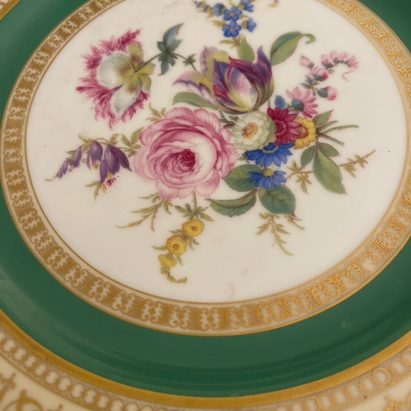 Bavaria Floral Dinner Plates Retailed by J.E. Caldwell - 6 avail-price/plate - Picture 5 of 5